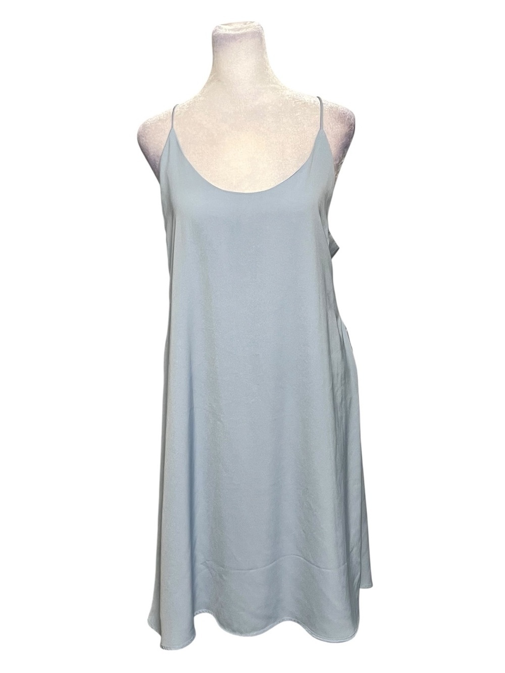 The Coverii Blue Halter Slip Dress Size Medium